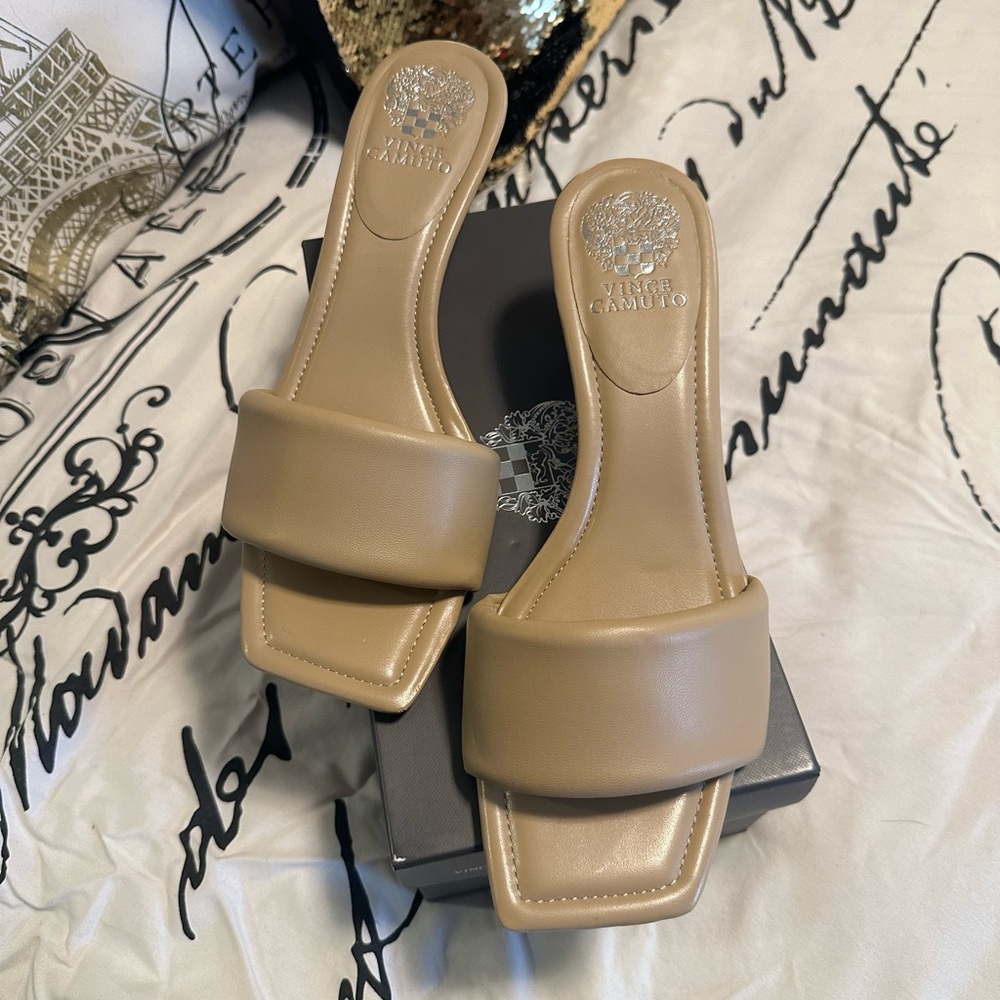 Vince Camuto mule heeled sandal